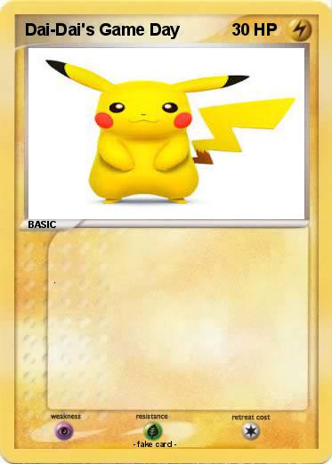Pokemon Dai-Dai's Game Day