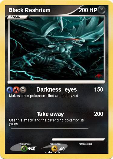 Pokemon Black Reshriam