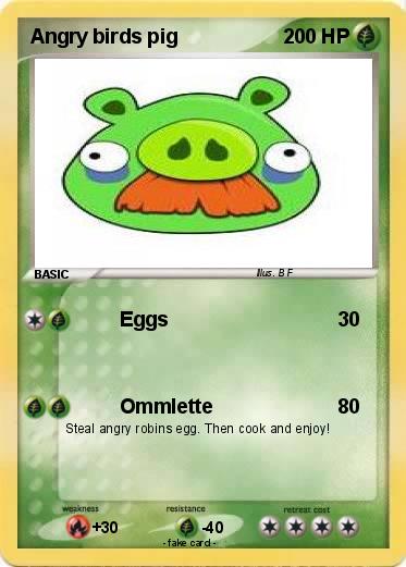 Pokemon Angry birds pig