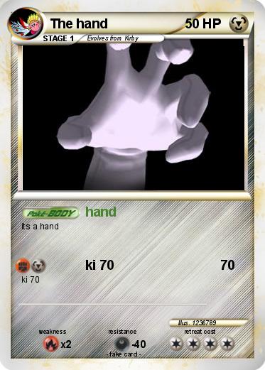 Pokemon The hand