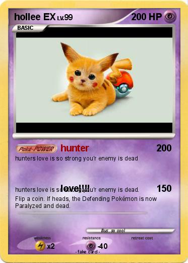 Pokemon hollee EX