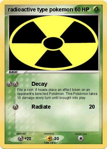 Pokemon radioactive type pokemon