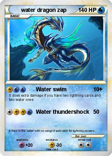 Pokemon water dragon zap