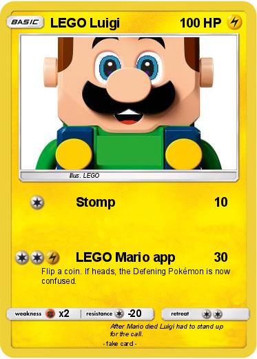 Pokemon LEGO Luigi