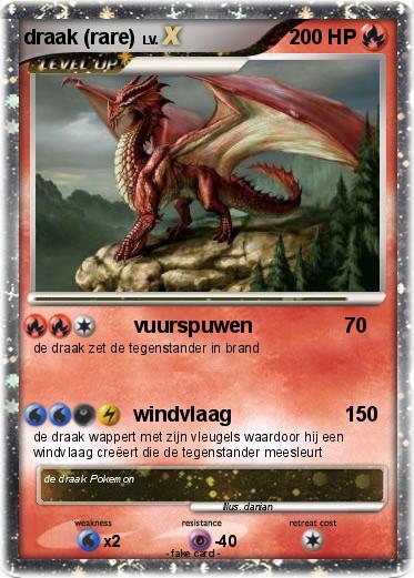 Pokemon draak (rare)
