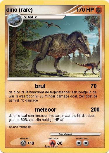 Pokemon dino (rare)