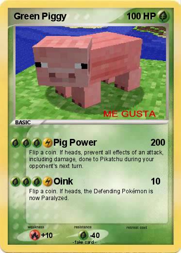 Pokemon Green Piggy