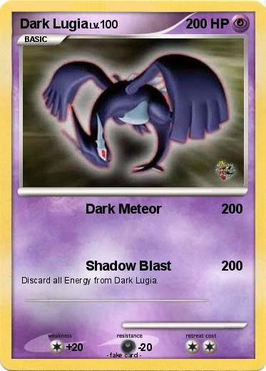 Pokemon Dark Lugia