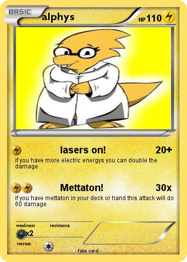 Pokemon alphys