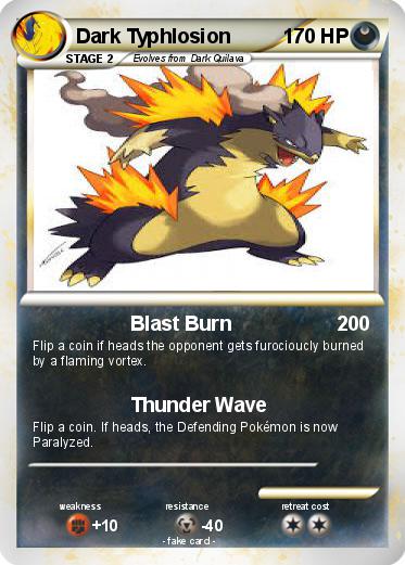 Pokemon Dark Typhlosion