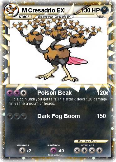 Pokemon M Cresadrio EX