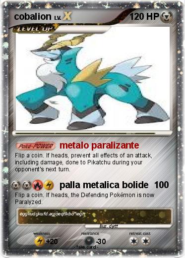 Pokemon cobalion