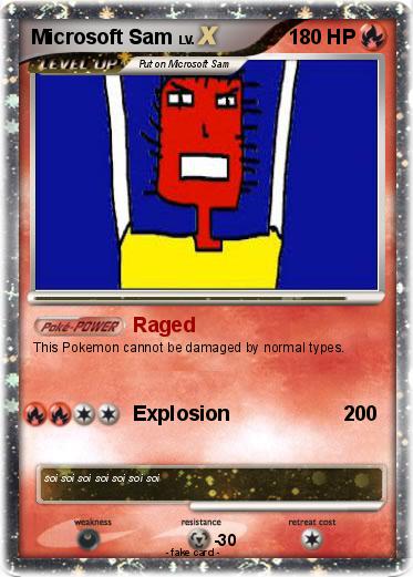 Pokemon Microsoft Sam