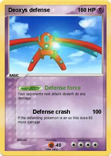 Pokemon Deoxys defense