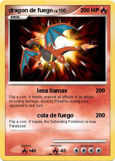 Pokemon dragon de fuego