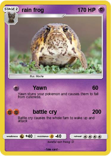 Pokemon rain frog
