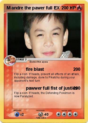 Pokemon M andre the pawer full EX