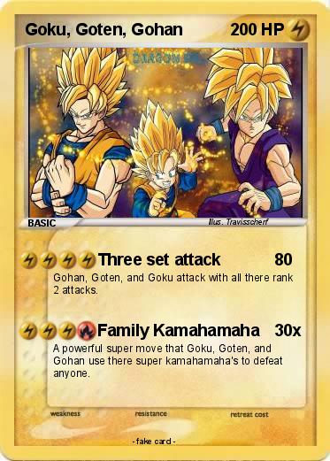 Pokemon Goku, Goten, Gohan