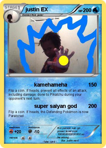 Pokemon justin EX