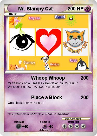 Pokemon Mr. Stampy Cat