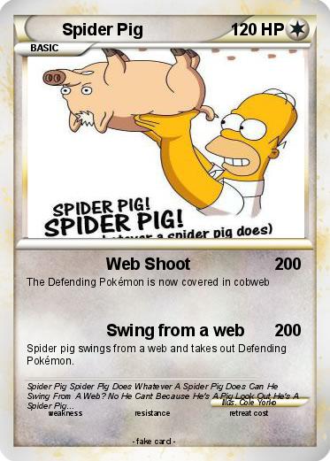 Pokemon Spider Pig