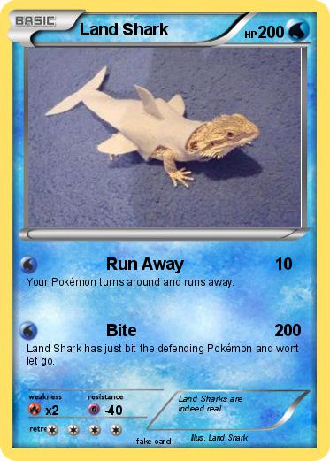 Pokemon Land Shark
