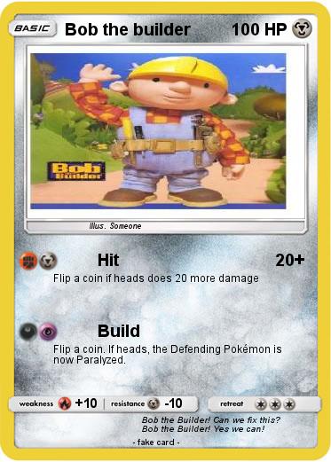 Pokemon Bob the builder
