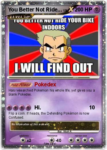 Pokemon You Better Not Ride...