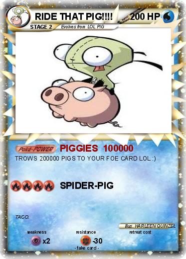 Pokemon RIDE THAT PIG!!!!