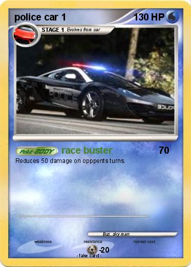 Pokemon police car 1
