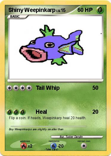 Pokemon Shiny Weepinkarp