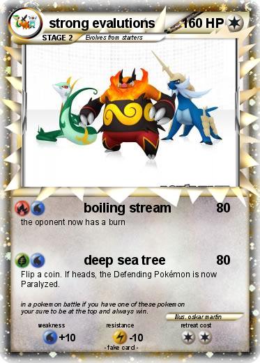 Pokemon strong evalutions