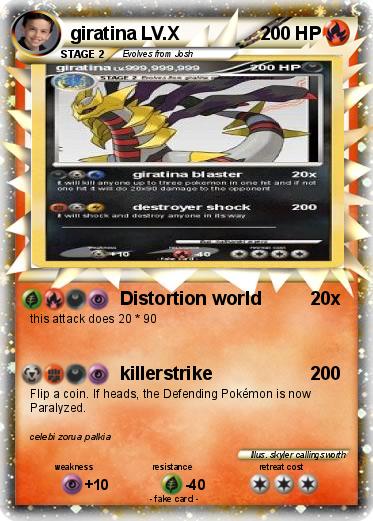 Pokemon giratina LV.X