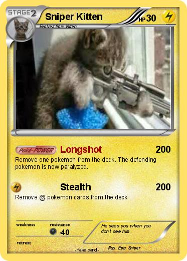 Pokemon Sniper Kitten