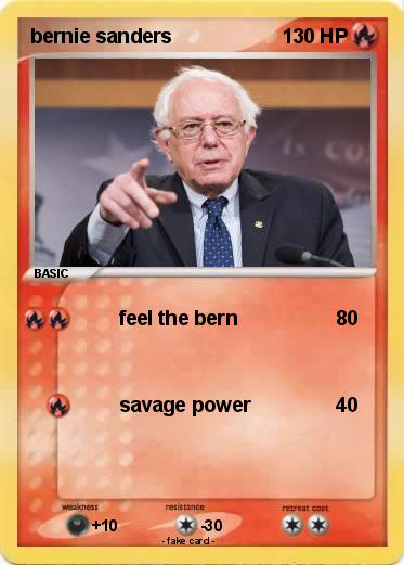 Pokemon bernie sanders