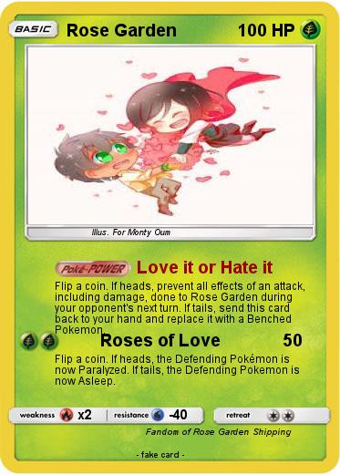Pokemon Rose Garden