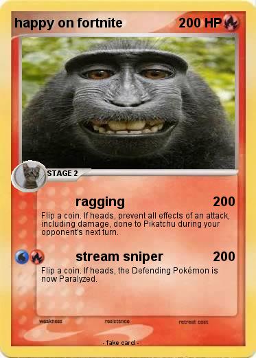Pokemon happy on fortnite