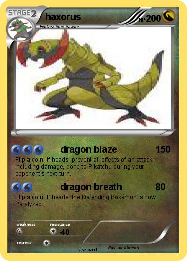 Pokemon haxorus