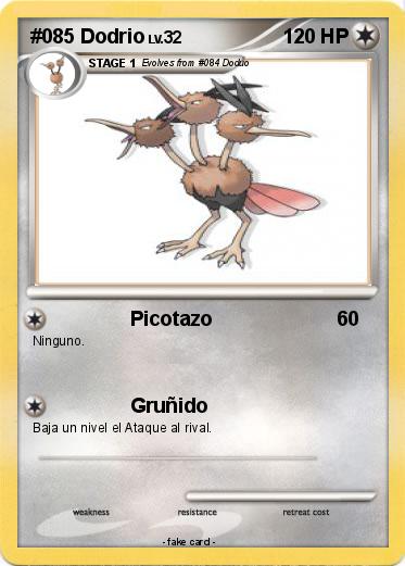 Pokemon #085 Dodrio
