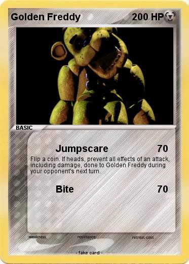 Pokemon Golden Freddy