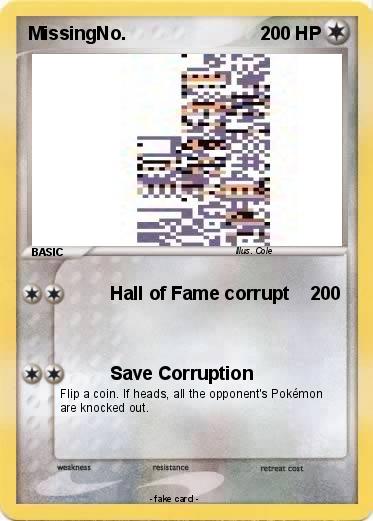 Pokemon MissingNo.