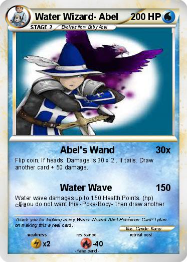 Pokemon Water Wizard- Abel