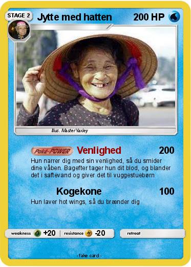 Pokemon Jytte med hatten