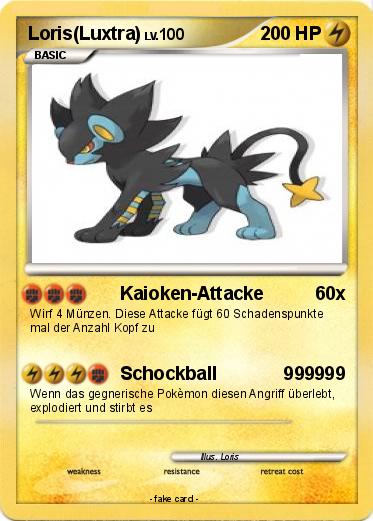 Pokemon Loris(Luxtra)