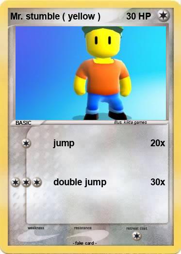 Pokemon Mr. stumble ( yellow )
