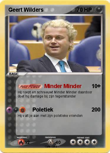 Pokemon Geert Wilders