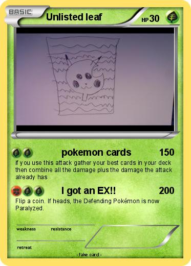 Pokemon Unlisted leaf