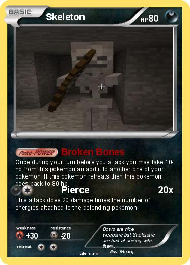 Pokemon Skeleton