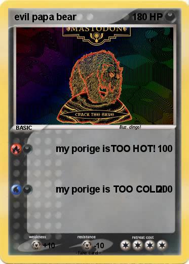 Pokemon evil papa bear