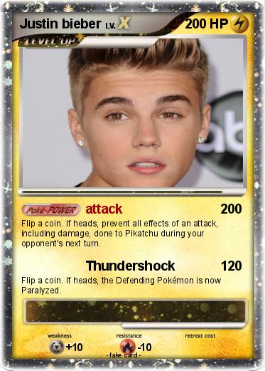 Pokemon Justin bieber